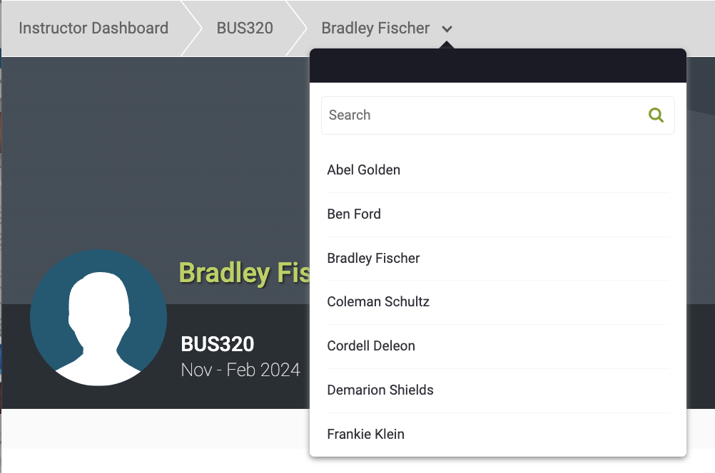 Instructor Dasbhoard search for students.png