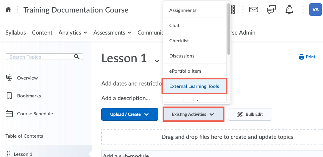 How to Use D2L Content – OIT Knowledge Base