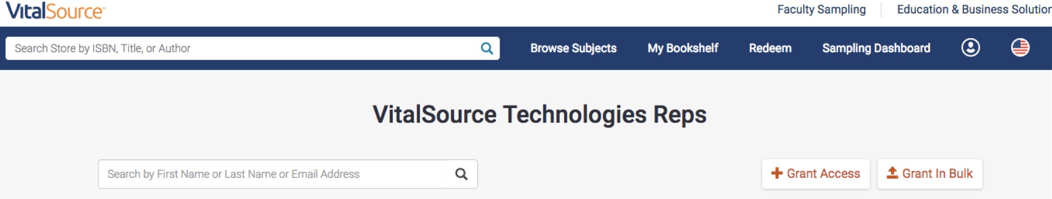 Image reps dashboard